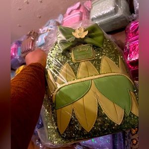 Loungefly Tiana Sequin Mini Backpack
